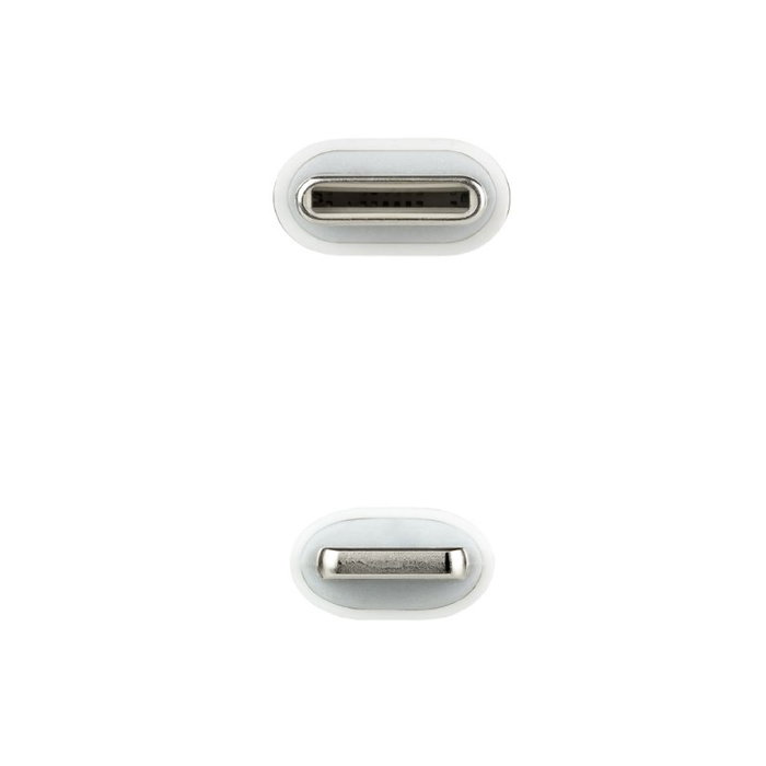 NANO CABLE Cable Lightning a USB-C 1.0m Blanco NANO CABLE Cable Lightning a USB-C 1.0m Blanco